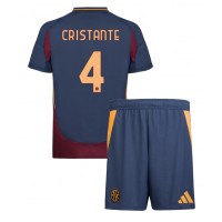 AS Roma Bryan Cristante #4 Tredje Dräkt Barn 2024-25 Kortärmad (+ Korta byxor)